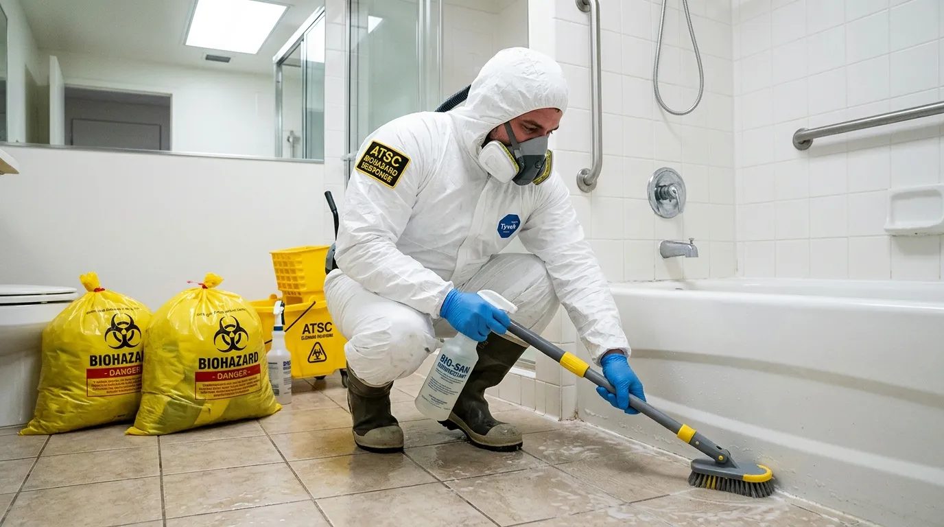 Decontamination equipment deployed for Blood Cleanup in Adelanto